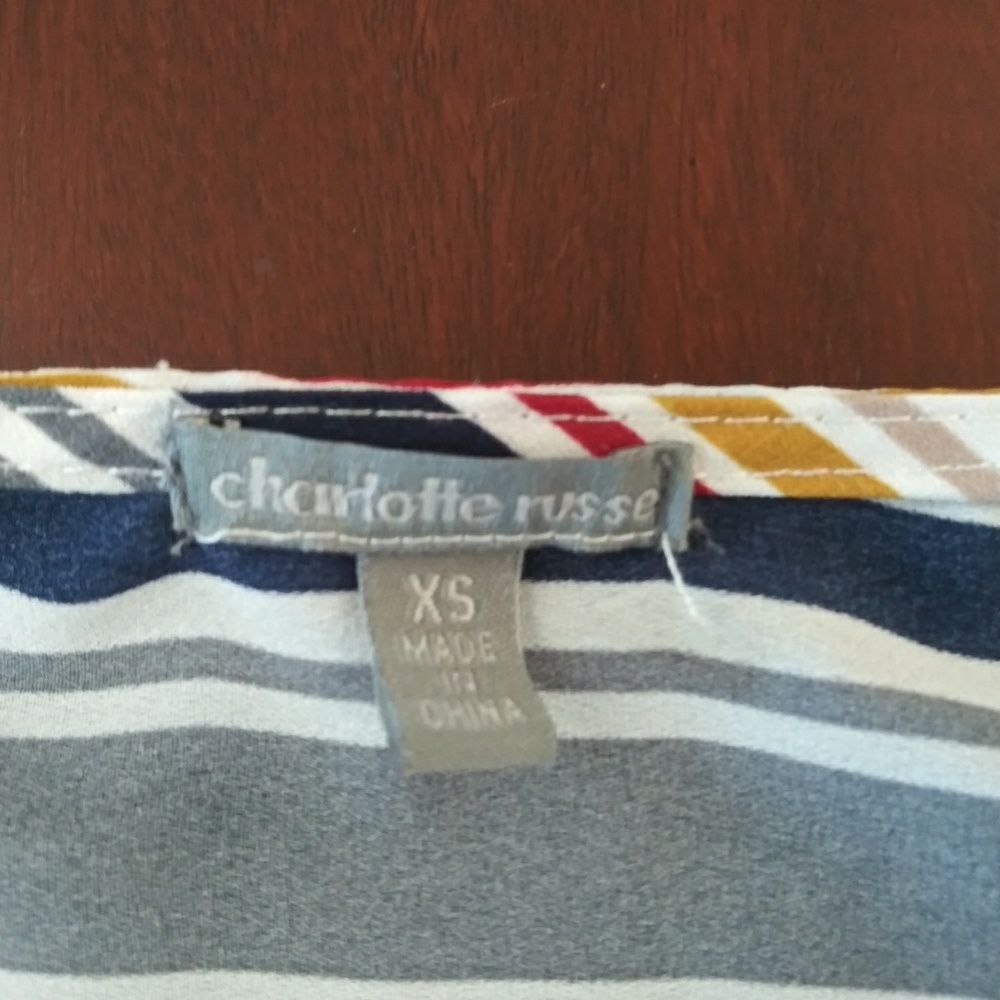 Charlotte Russe Wrap Front Blouse - Picture 7 of 7